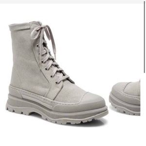 Free People Camp Out canvas combat boot